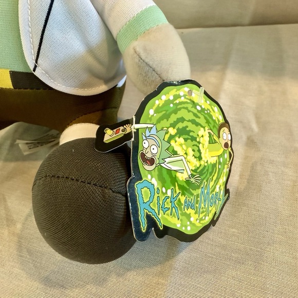 Rick And Morty RICK SANCHEZ Scientist 10" Stuffed Plush Adult Swim Toy Factory - Picture 4 of 8